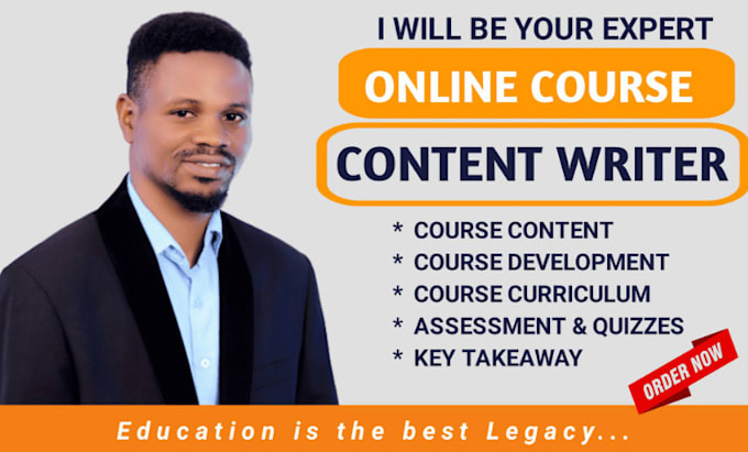 Gig Preview - Create masterclass online course content course creation training manual ppt