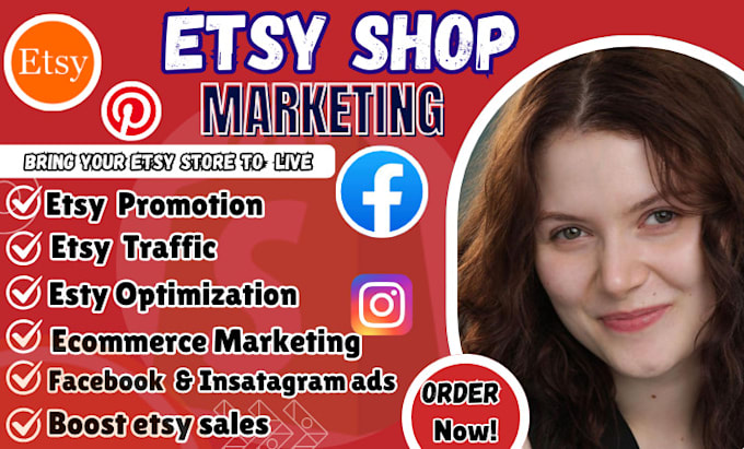 Gig Preview - Do etsy store promotion etsy ads campaign etsy traffic to increase etsy sales