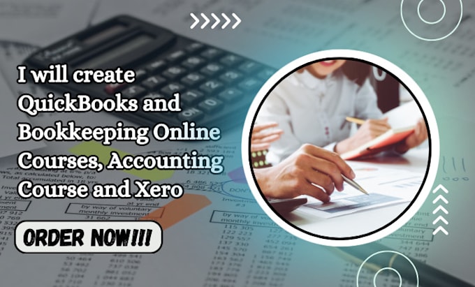 Gig Preview - Create quickbooks and bookkeeping online courses, accounting course and xero