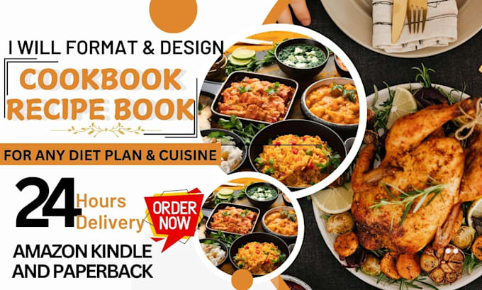 Bestseller - your cookbook recipe book writer cookbook design formatting cookbook food recipe