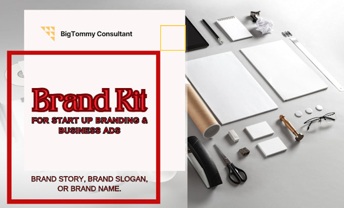 Bestseller - design a creative custom brand kit with logo name and slogan for your business