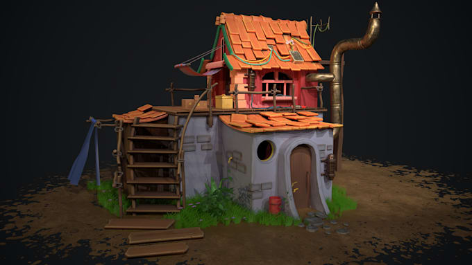 Gig Preview - Do stylized environment models