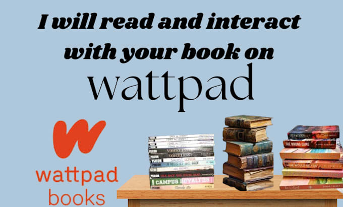 Gig Preview - Read and interact with your book on wattpad