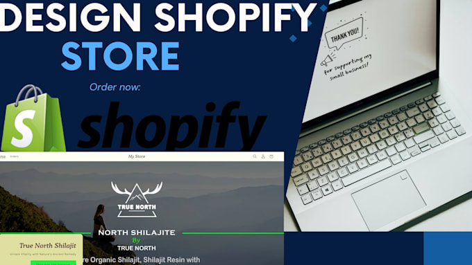 Gig Preview - Design shopify website, create shopify store, or redesign