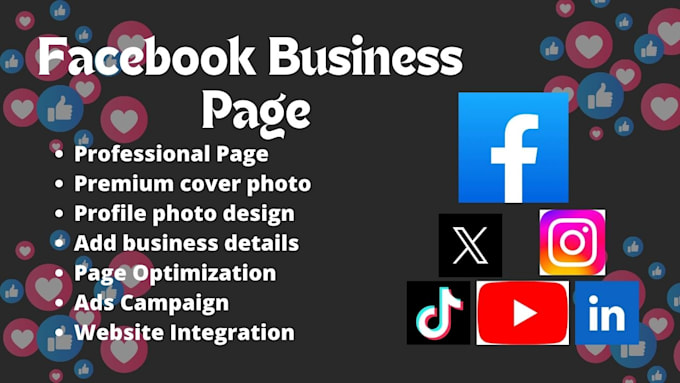 Bestseller - create setup facebook instagram linkedin business pages ads campaign fb fan page