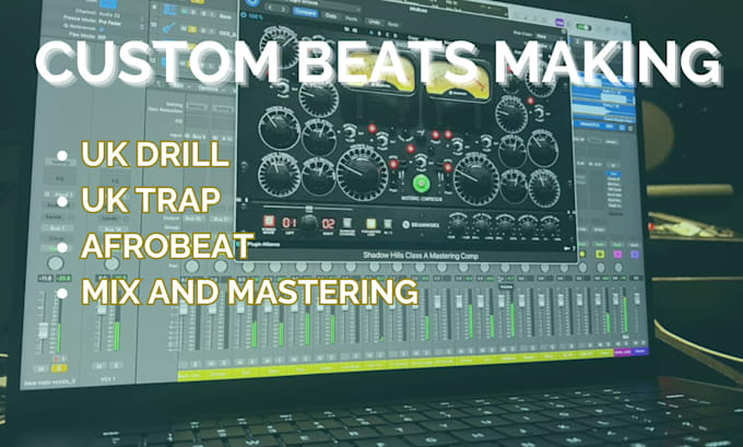 Gig Preview - Make uk type beats trap drill hiphop with a blend of afro beats