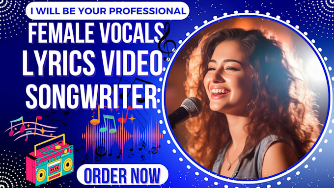 Gig Preview - Create an animated lyric music video for your song in 24 hours in any styles