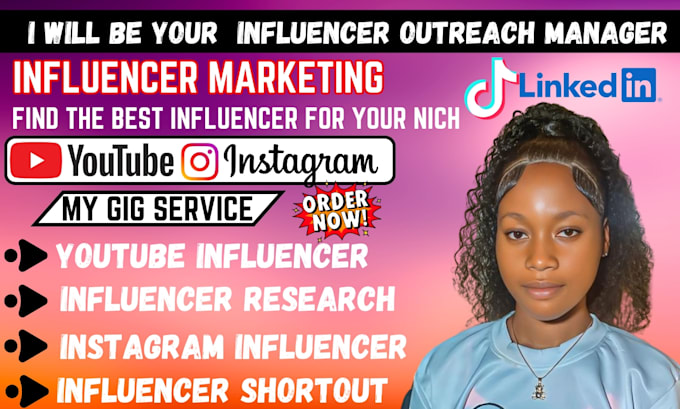 Gig Preview - Find best instagram influencer marketing research