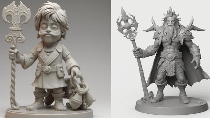 Gig Preview - Sculpt 3d character model