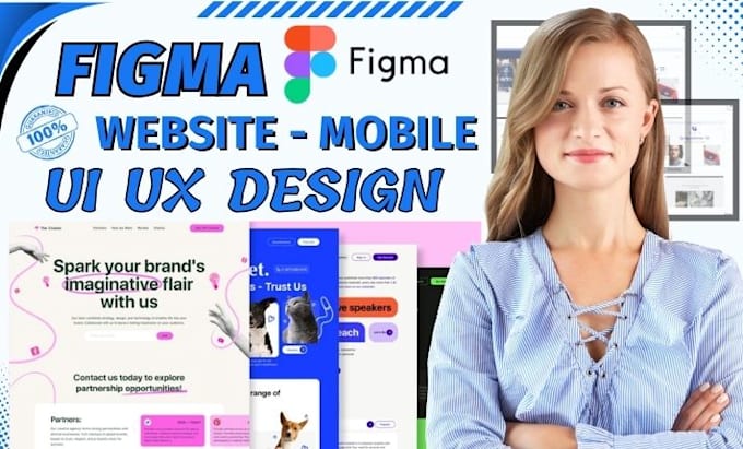 Gig Preview - Do figma website design, figma landing page, website and mobile app ui ux design