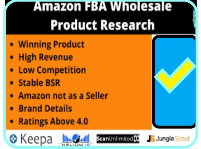 Gig Preview - Do product research for amazon fba wholesale business