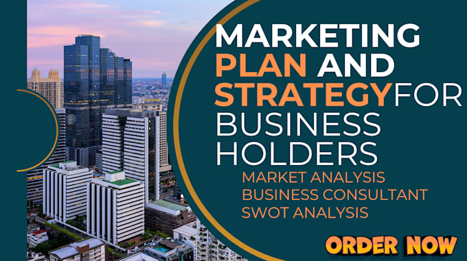 Gig Preview - Craft a custom marketing plan, marketing strategy, and market analysis