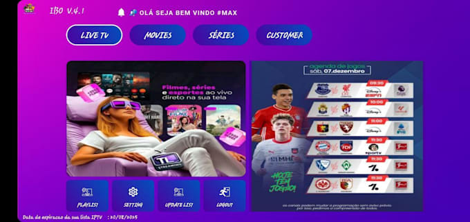 Gig Preview - Rebrand iptv app, implayer, vod app, purple player, smarter pro, purple lite