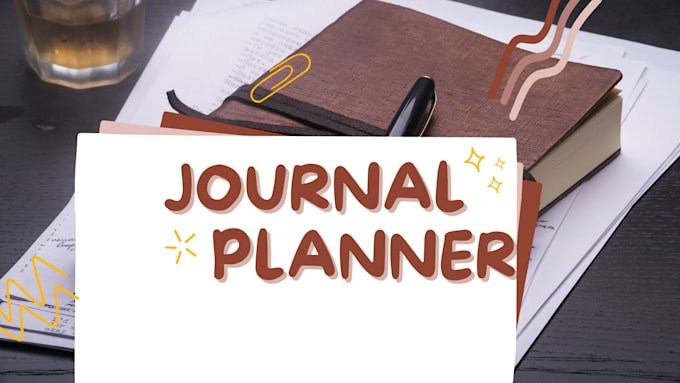 Gig Preview - Write and design journal, planner design, canva ebook, book design, 2025 planner