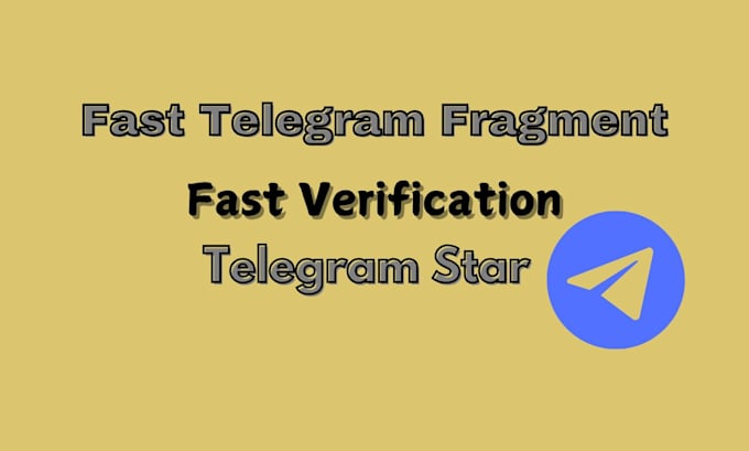 Gig Preview - Do telegram ads, fast telegram fragment verification approval