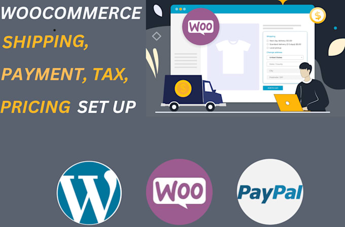 Gig Preview - Set up shipping, taxes, dynamic pricing rules on your woocommerce store