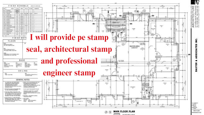 Gig Preview - Provide pe stamp seal, architectural stamp and professional engineer stamp