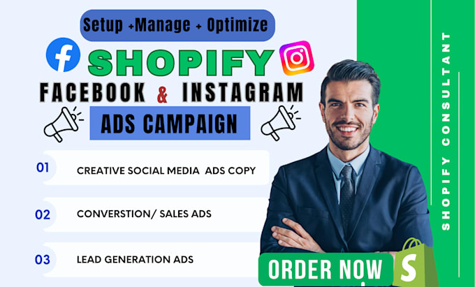 Gig Preview - Boost your shopify store sales with effective facebook, instagram, and tiktok ad