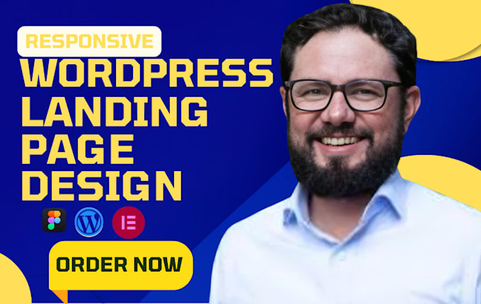 Gig Preview - Design,redesign,build,develop wordpress website landing page using elementor pro