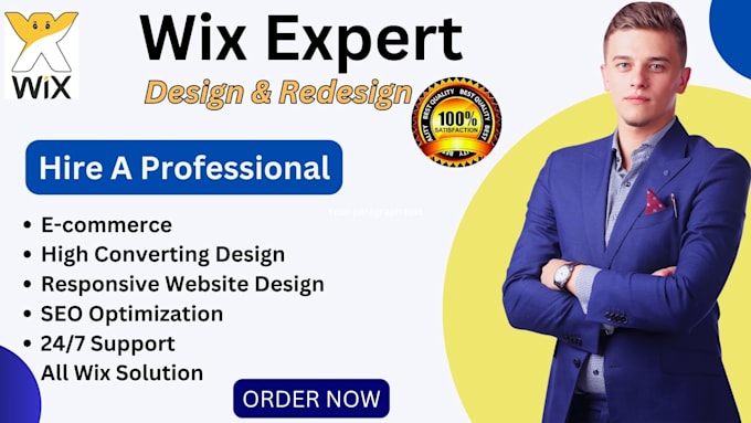 Gig Preview - Wix website redesign wix website design wix website redesign wix website design