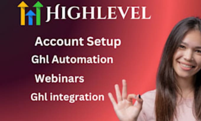 Bestseller - setup gohighlevel funnel, highlevel agency, website, chatbot