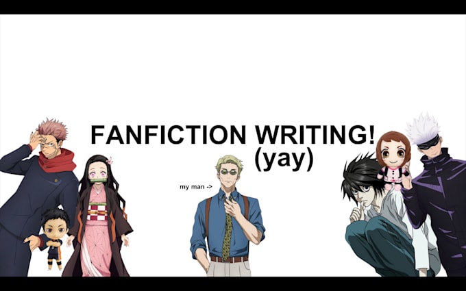 Bestseller - write you fanfiction about literally anything