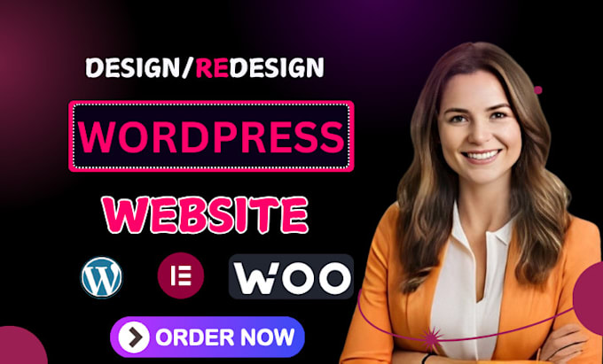 Gig Preview - Design, develop, or redesign a clean responsive wordpress business website