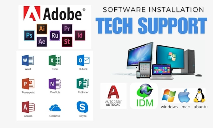 Gig Preview - Install and configure software in desktop and laptop