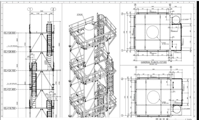 Gig Preview - Licensed 2d architectural drawing civil structural engineering stamp city permit