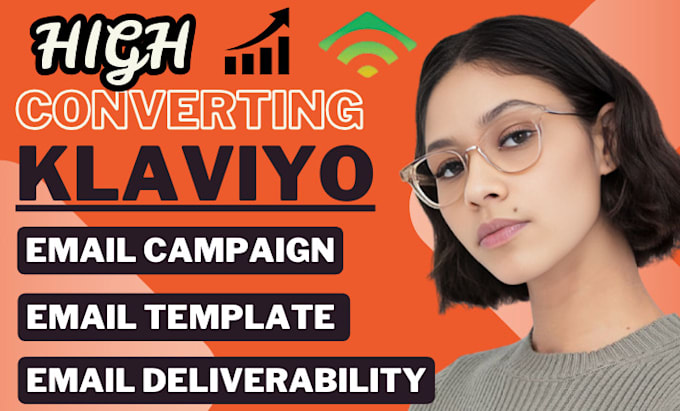 Gig Preview - Design shopify klaviyo email template and setup klaviyo email marketing campaign