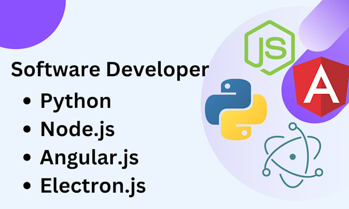 Gig Preview - Do python, node, angular, electron software development