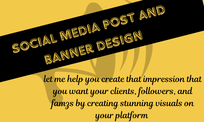 Gig Preview - Design professional social media posts and banners