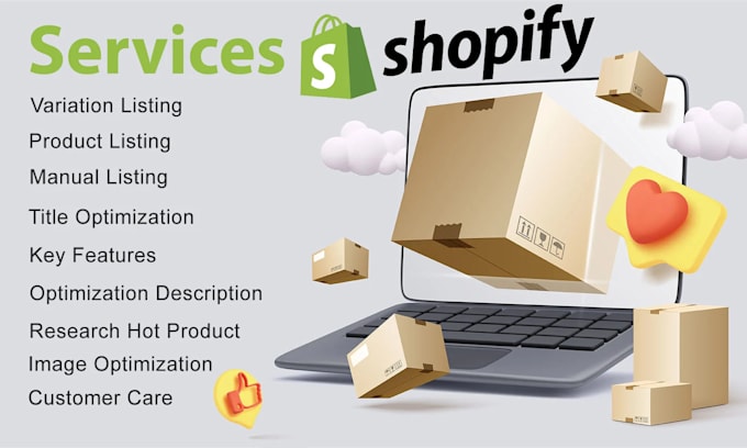 Gig Preview - Do shopify product listing, shopify product upload and shopify data entry