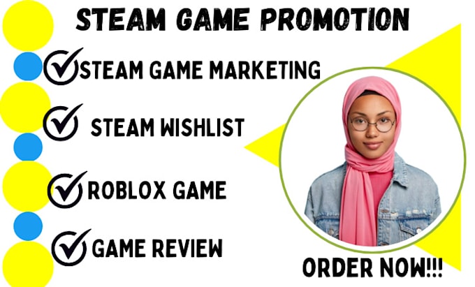 Bestseller - do steam game promotion steam wishlist game marketing game promotion