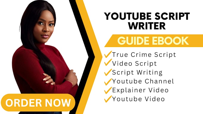 Gig Preview - Do video script writing, true crime, movies script for youtube channel