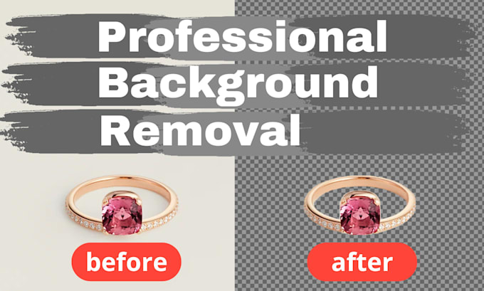 Gig Preview - Professionally remove background from images using gimp