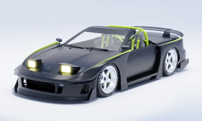 Gig Preview - Upgrade car design, convertible car, open roof car model, bumper,custom body kit