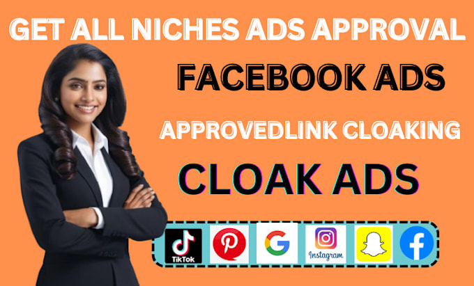 Gig Preview - Do link cloaking for facebook ads, google ads, tiktok ads, snapchat ads approval