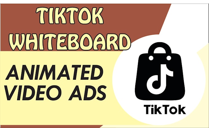 Gig Preview - Create dropshipping tiktok ads whiteboard animated shoppable ugc video promotion