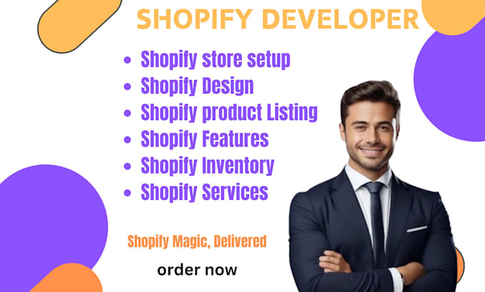 Gig Preview - Add shopify inventory, shopify features, shopify product listing, shopify design