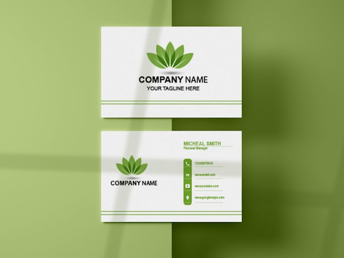 Gig Preview - Create modern digital business card design for your brand