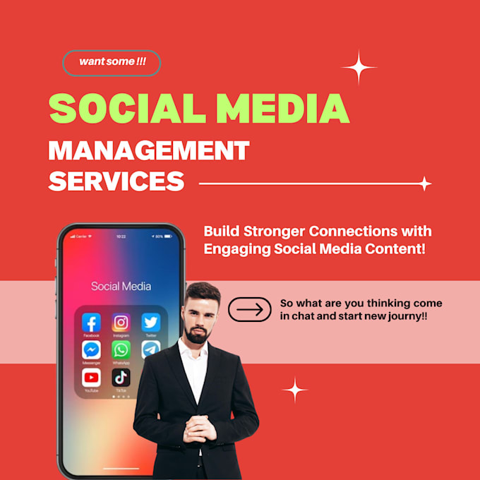 Gig Preview - Be your trusted social account manager