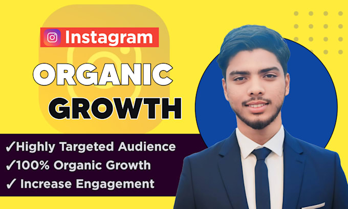 Gig Preview - Do instagram grow to fast organic growth , promotion and instagram engagement