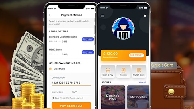 Gig Preview - Build crypto wallet app, fintech payment app, crypto exchange website and apps