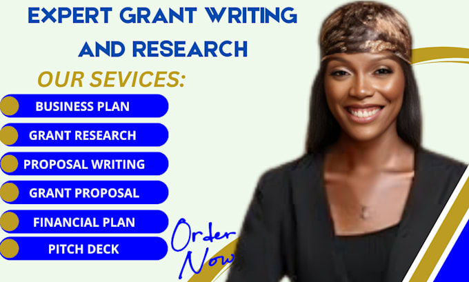 Gig Preview - Do grant writing proposal research writing grants 501c3 business plan