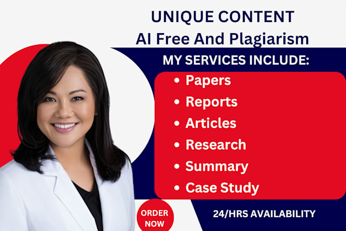 Gig Preview - Do case study analysis, apa papers, assignment, research summary, report writing