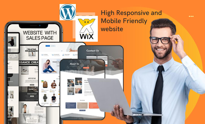 Gig Preview - Design responsive and mobile friendly weebly wix shopify website google SEO