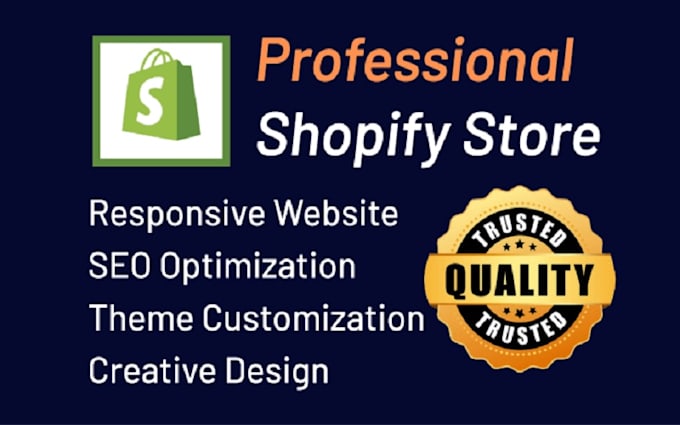 Gig Preview - Do shopify website design, shopify redesign, dropshipping store, shopify websit