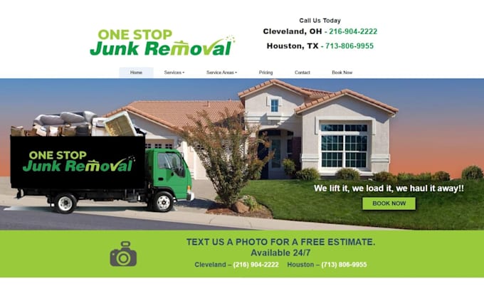 Bestseller - design junk removal, door and window installation, garage door, handyman website