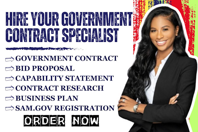 Gig Preview - Prepare rfi rfp rfq bid proposal for government contract, sam gov registration